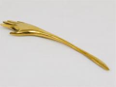  Werkst tte Carl Aub ck Carl Aub ck Brass Hand Letter Opener Letter Knife 7208 - 4068450