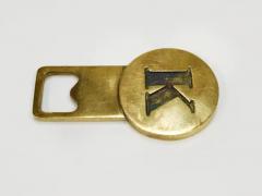  Werkst tte Carl Aub ck Carl Aub ck Letter K Initials Brass Bottle Opener 4919 Vienna 1960s - 4067876