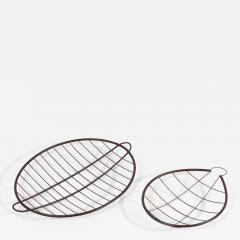  Werkst tte Carl Aub ck Carl Aub ck Set of 7252 Large Fruit Basket and 7226 Small Fruit Basket - 2417491