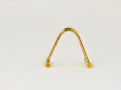 Werkst tte Carl Aub ck Carl Aub ck Up to Three Midcentury Polished Brass Card Holder Austria 1950s - 4066406