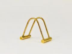  Werkst tte Carl Aub ck Carl Aub ck Up to Three Midcentury Polished Brass Card Holder Austria 1950s - 4066485