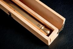  Werkst tte Carl Aub ck Carl Aub ck pen brass paperweight in original wooden box - 4572345