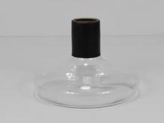  Werkst tte Carl Aub ck Carl Aubock II Vase Decanter with Black Leather Top Midcentury Austria 1950s - 4066543