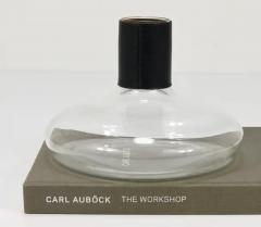  Werkst tte Carl Aub ck Carl Aubock II Vase Decanter with Black Leather Top Midcentury Austria 1950s - 4066545