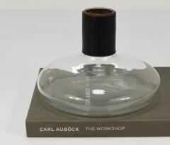  Werkst tte Carl Aub ck Carl Aubock II Vase Decanter with Black Leather Top Midcentury Austria 1950s - 4066546