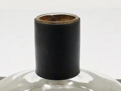  Werkst tte Carl Aub ck Carl Aubock II Vase Decanter with Black Leather Top Midcentury Austria 1950s - 4066549