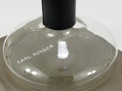  Werkst tte Carl Aub ck Carl Aubock II Vase Decanter with Black Leather Top Midcentury Austria 1950s - 4066556