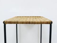  Werkst tte Carl Aub ck Carl Aubock Long Side Table Flower Bench Rattan Wicker Austria 1950s - 4066950
