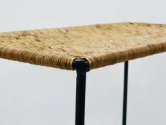  Werkst tte Carl Aub ck Carl Aubock Long Side Table Flower Bench Rattan Wicker Austria 1950s - 4066976