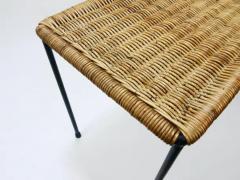  Werkst tte Carl Aub ck Carl Aubock Long Side Table Flower Bench Rattan Wicker Austria 1950s - 4066991