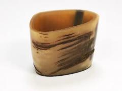  Werkst tte Carl Aub ck Carl Aubock Mid Century Horn Desk Pen Pencil Holder Cup Austria 1950s - 4066451