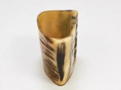  Werkst tte Carl Aub ck Carl Aubock Mid Century Horn Desk Pen Pencil Holder Cup Austria 1950s - 4066461