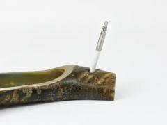  Werkst tte Carl Aub ck Carl Aubock Mid Century Horn Desk Pen Pencil Tray Holder Austria 1960s - 4064717