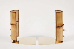  Werkst tte Carl Aub ck Carl Aubock Model 1937 Bamboo Bookends - 1764135