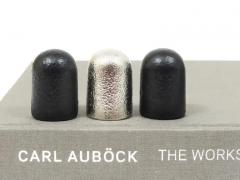  Werkst tte Carl Aub ck Carl Aubock Modernist Cast Iron Chess Game Set with Handmade Leather Board - 4058184