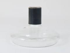  Werkst tte Carl Aub ck Carl Aubock Vase or Decanter with Black Leather Top Midcentury Austria 1950s - 4064739