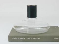  Werkst tte Carl Aub ck Carl Aubock Vase or Decanter with Black Leather Top Midcentury Austria 1950s - 4064796