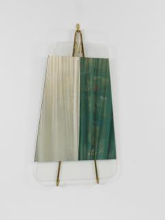  Werkst tte Carl Aub ck Carl Aubock Vienna Rare Brass Wall Mirror No 38 Austria 1950s - 4563868