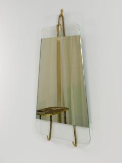  Werkst tte Carl Aub ck Carl Aubock Vienna Rare Brass Wall Mirror No 38 Austria 1950s - 4563869