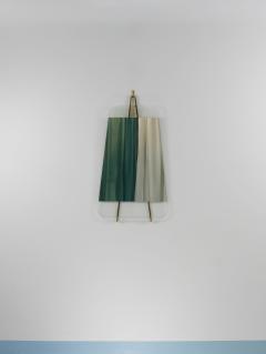  Werkst tte Carl Aub ck Carl Aubock Vienna Rare Brass Wall Mirror No 38 Austria 1950s - 4563873