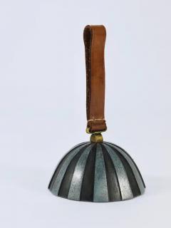  Werkst tte Carl Aub ck Carl Aubock Vintage Zebra Dinner Bell 3604 Paperweight Vienna 1950s - 4068076