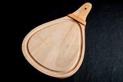  Werkst tte Carl Aub ck Carved Wooden Cutting Board with Leather Strap by Werkst tte Carl Aub ck - 4572369