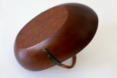  Werkst tte Carl Aub ck Exceptional Mid Century Modern Teak Nut Bowl by Carl Aub ck 1950s Austria - 1847550