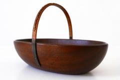  Werkst tte Carl Aub ck Exceptional Mid Century Modern Teak Nut Bowl by Carl Aub ck 1950s Austria - 1847556