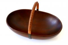  Werkst tte Carl Aub ck Exceptional Mid Century Modern Teak Nut Bowl by Carl Aub ck 1950s Austria - 1847559