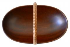  Werkst tte Carl Aub ck Exceptional Mid Century Modern Teak Nut Bowl by Carl Aub ck 1950s Austria - 1847560