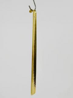  Werkst tte Carl Aub ck Exquisite Hammer Blown Solid Brass Shoehorn Handmade in Austria - 4067625