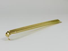  Werkst tte Carl Aub ck Exquisite Hammer Blown Solid Brass Shoehorn Handmade in Austria - 4205351