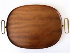  Werkst tte Carl Aub ck Extremely Rare Mid Century Modern Teak Serving Tray by Carl Aub ck Austria 1950s - 3180596