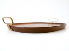  Werkst tte Carl Aub ck Extremely Rare Mid Century Modern Teak Serving Tray by Carl Aub ck Austria 1950s - 3180603