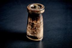  Werkst tte Carl Aub ck Horn Pepper Mill with Brass Detail by Werkst tte Carl Aub ck - 4510947