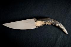 Werkst tte Carl Aub ck Knife with Curved Horn Handle by Werkst tte Carl Aub ck - 4572361