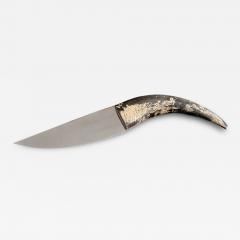  Werkst tte Carl Aub ck Knife with Curved Horn Handle by Werkst tte Carl Aub ck - 4574049