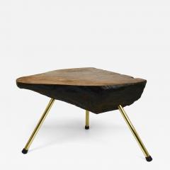  Werkst tte Carl Aub ck Original Carl Aubock Walnut Tree Trunk Coffee Sofa Table Vienna 1950s - 4532386