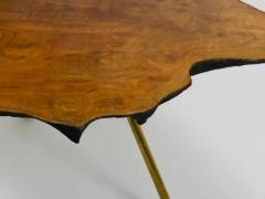  Werkst tte Carl Aub ck Original Carl Aubock Walnut Tree Trunk Coffee or Side Table 1950s - 4068524