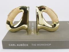  Werkst tte Carl Aub ck Pair Carl Aub ck Flat Iron Brass Cane Bookends 3530 Vienna Austria - 4451461