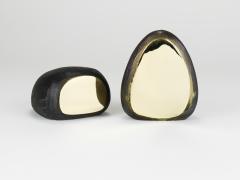  Werkst tte Carl Aub ck Pair Carl Aub ck Minimalist Drop Brass Bookends 4636 Vienna Austria - 4819181