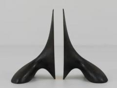  Werkst tte Carl Aub ck Pair Carl Aub ck Minimalist Mid Century Brass Bookends 3653 Vienna Austria - 4068490