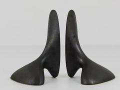  Werkst tte Carl Aub ck Pair Carl Aub ck Minimalist Mid Century Brass Bookends 3653 Vienna Austria - 4068493