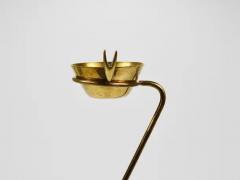  Werkst tte Carl Aub ck Rare Carl Aub ck Brass Standing Floor Ashtray Austria 1950s - 4070245