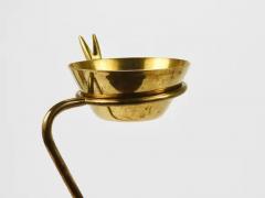  Werkst tte Carl Aub ck Rare Carl Aub ck Brass Standing Floor Ashtray Austria 1950s - 4070247