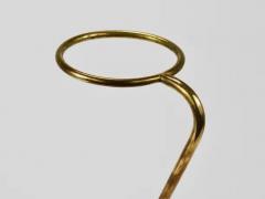  Werkst tte Carl Aub ck Rare Carl Aub ck Brass Standing Floor Ashtray Austria 1950s - 4070282