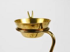  Werkst tte Carl Aub ck Rare Carl Aub ck Brass Standing Floor Ashtray Austria 1950s - 4070283