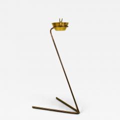  Werkst tte Carl Aub ck Rare Carl Aub ck Brass Standing Floor Ashtray Austria 1950s - 4073177