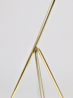  Werkst tte Carl Aub ck Rare Carl Aub ck Brass Standing Floor Ashtray Smoking Stand Austria 1950s - 4641869