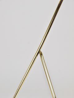  Werkst tte Carl Aub ck Rare Carl Aub ck Brass Standing Floor Ashtray Smoking Stand Austria 1950s - 4641894